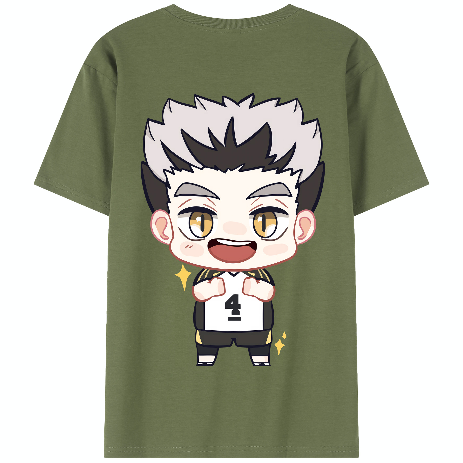 （画像用） ハイキュー!! Haikyu!! 綿100％半袖Tシャツ（背面プリント）